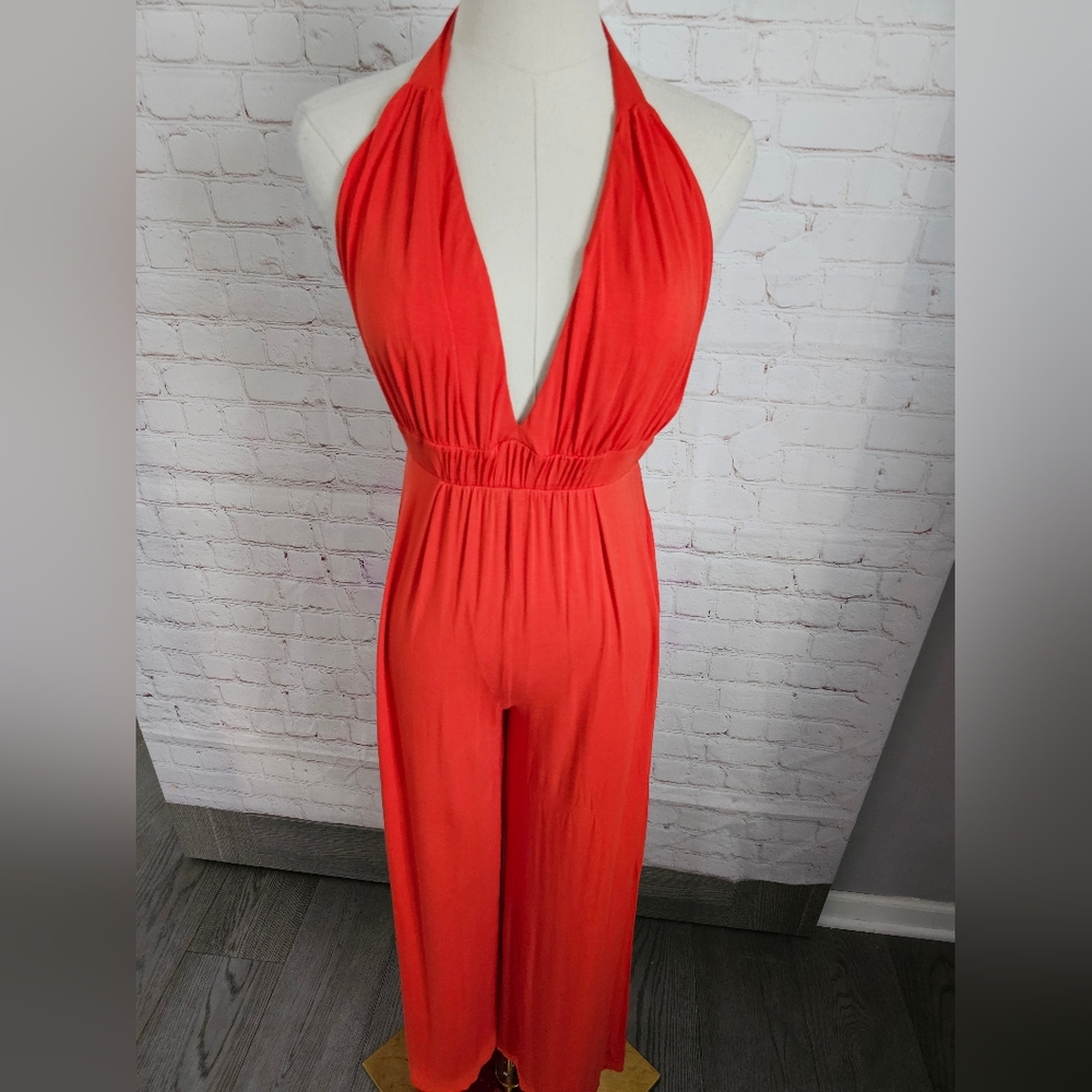Revolve x Naven Twins Outspoken Jumpsuit | Poppy Red | Size XS | EUC